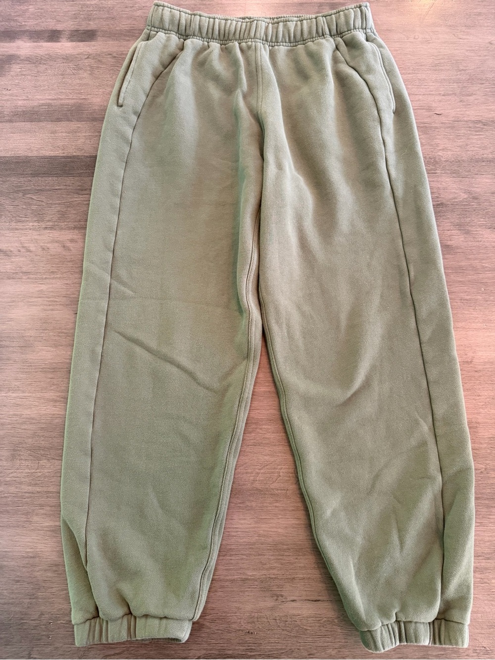 Lululemon Scuba Mid-Rise Oversized Jogger in Grey Eucalyptus Size S EUC